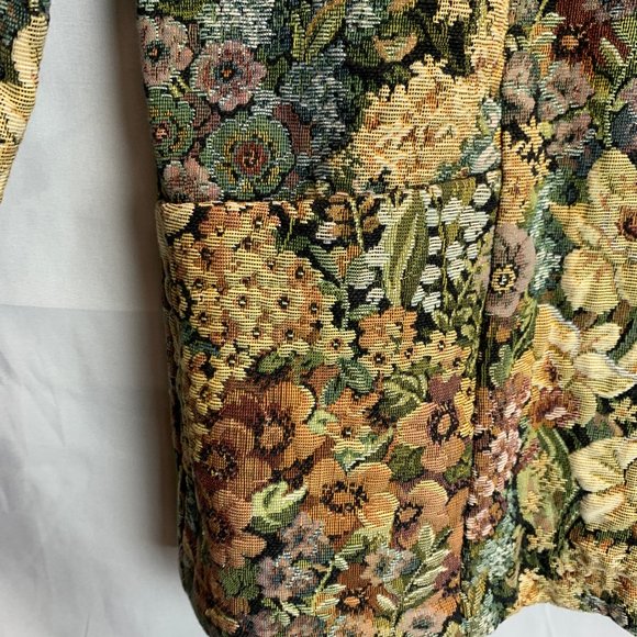 Vintage Heirloom Ashley Scott Floral Tapestry Style Jacket - Picture 5 of 12